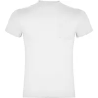 Camiseta de algodón Teckel 160 g con bolsillo en pecho de 100% algodón, punto liso, 160 g/m², vista lateral