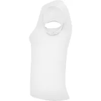 Camiseta cuello pico de algodón Belice 200 g mujer de 94% algodón peinado / 6% elastano, punto, detalle 2