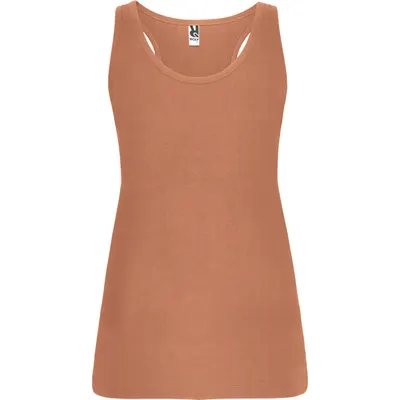 Camiseta tirantes espalda nadadora algodón Brenda 165 g personalizable
