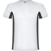 Camiseta técnica bicolor Shanghai con paneles mesh 140 g de tejido principal: 100% poliéster, bird's eye, vista lateral