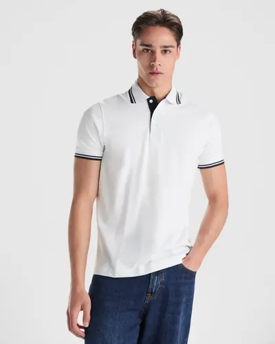 Polo de algodón peinado Montreal 230 g cuello a contraste personalizable