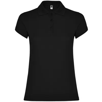 Polo de algodón piqué Star 200 g entallado mujer personalizable