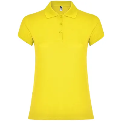 Polo de algodón piqué Star 200 g entallado mujer personalizable