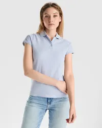 Polo de algodón piqué Star 200 g entallado mujer de 100% algodón, punto piqué, 200 g/m², vista frontal