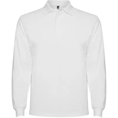 Polo manga larga de algodón Estrella 220 g personalizable