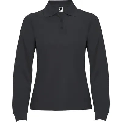 Polo manga larga de algodón Estrella 220 g mujer personalizable