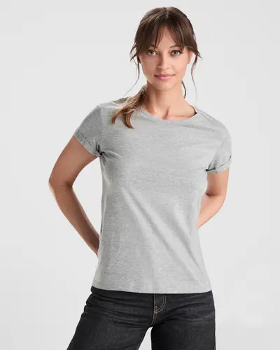 Camiseta de algodón Cies 165 g entallada mujer personalizable