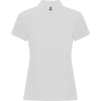 Polo de piqué Pegaso Premium 190 g antipilling entallado mujer de 60% algodón / 40% poliéster, punto piqué, vista lateral
