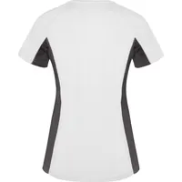 Camiseta técnica bicolor Shanghai 140 g con paneles mesh mujer de tejido principal: 100% poliéster bird´s eye, detalle 1