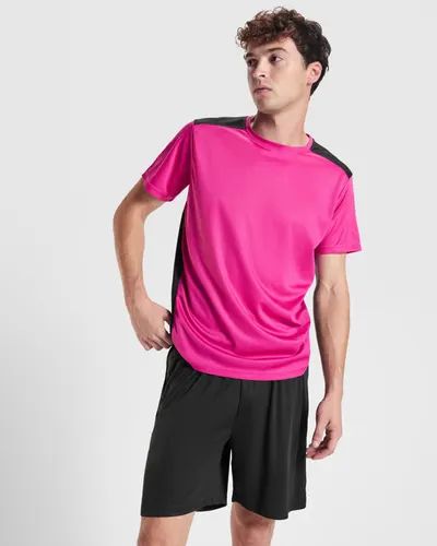 Camiseta técnica bicolor espalda mesh 130 g personalizable
