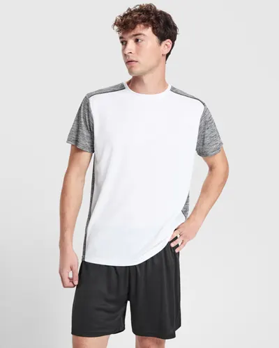 Camiseta técnica antirroce combinada 135 g personalizable