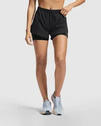 Pantalón corto running Lanus con malla interior 130 g de tejido: 90% poliéster / 10% elastano, 130, vista frontal