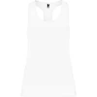 Camiseta técnica tirantes de poliéster Aida 160 g de 92% poliéster / 8% elastano, 160 g/m², vista lateral