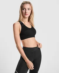 Top deportivo Sakhir 240 g sin costuras jacquard de 60% poliamida / 30% poliéster / 10% elastano, vista frontal