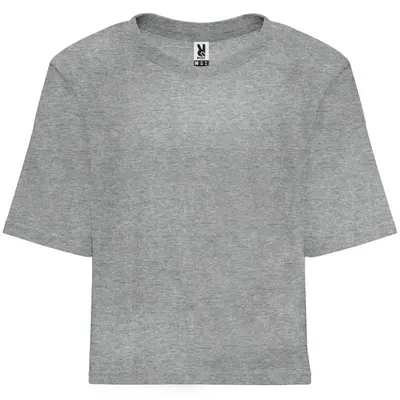Camiseta de algodón Dominica 170 g talle corto holgado personalizable
