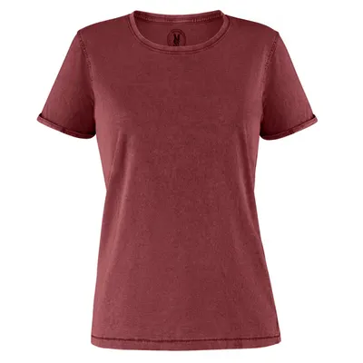 Camiseta de algodón peinado Husky 160 g efecto lavado mujer personalizable