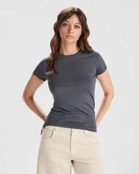 Camiseta de algodón orgánico Golden 160 g GOTS mujer de 100% algodón orgánico peinado, punto liso, vista frontal