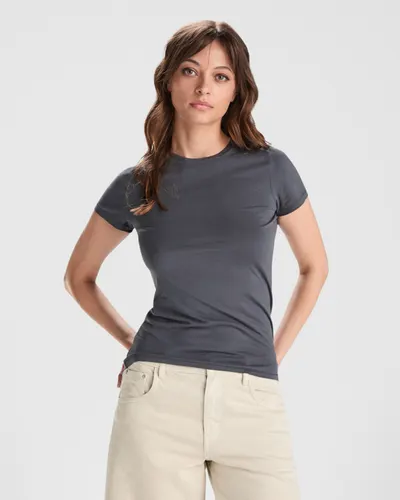 Camiseta de algodón orgánico Golden 160 g GOTS mujer personalizable