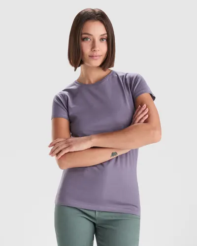 Camiseta de algodón orgánico Breda 175 g OCS mujer personalizable