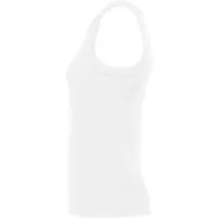 Camiseta Dribe sin mangas canalé algodón 220 g mujer de 95% algodón 5% elastano punto de canalé, 220, detalle 2