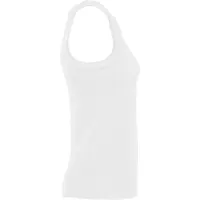 Camiseta Dribe sin mangas canalé algodón 220 g mujer de 95% algodón 5% elastano punto de canalé, 220, detalle 3