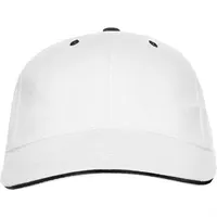Gorra 6 paneles algodón 260 g bicolor de 100% algodón, 260 g/m², vista lateral
