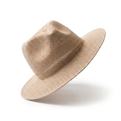 Sombrero de ala plana sintético personalizable