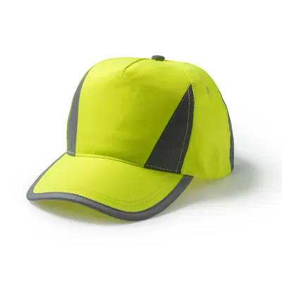 Gorra 5 paneles poliéster 180 g reflectante personalizable