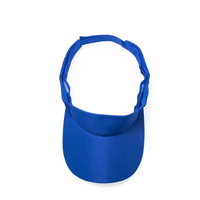 Visera deportiva de microfibra Wizer con velcro personalizable