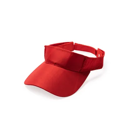 Visera deportiva de microfibra con velcro personalizable