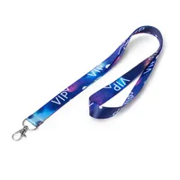 Lanyard de poliéster Elvis sublimación con mosquetón