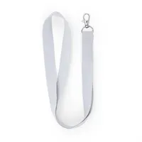 Lanyard de RPET Ecohost con mosquetón de RPET, vista lateral