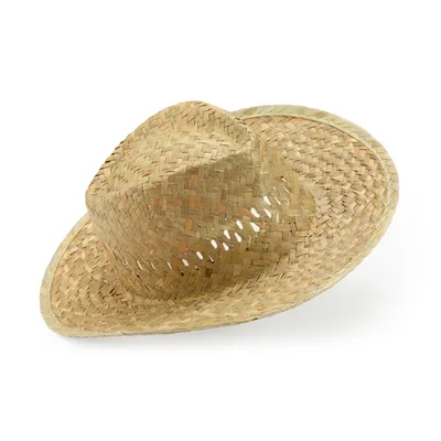 Sombrero de paja natural personalizable