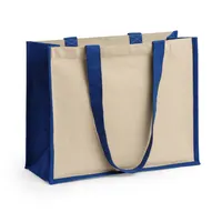 Bolsa de yute Nantes laminado y algodón 320 g de algodón 320 g/m² y yute, vista frontal