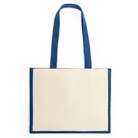 Bolsa de yute Nantes laminado y algodón 320 g de algodón 320 g/m² y yute, vista lateral