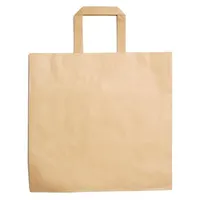 Bolsa de papel Olmo 80 g con asas planas de papel 80 g/m², detalle 1