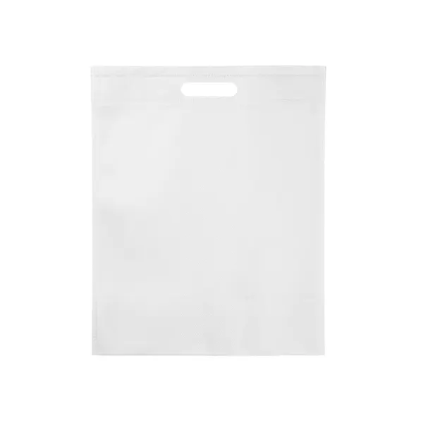 Bolsa non woven Donet 80 g con asas troqueladas en blanco de non-woven de 80 g/m², vista frontal