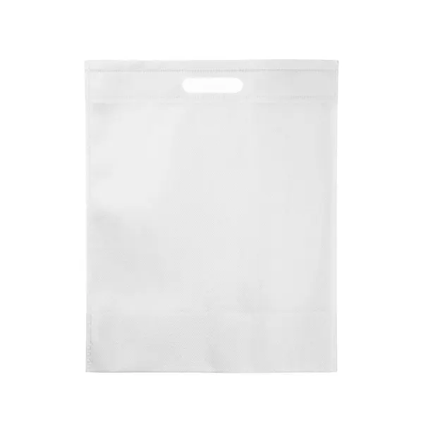 Bolsa non woven sublimable Trento 80 g asas troqueladas en blanco de non-woven de 80 g/m², vista frontal