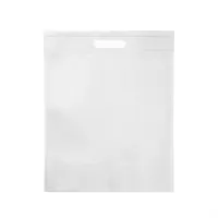 Bolsa non woven sublimable Trento 80 g asas troqueladas de non-woven de 80 g/m², vista lateral