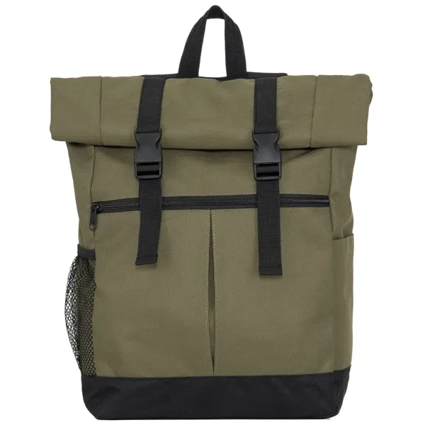 Mochila de poliéster Dodo 220 g oxford 900D volumen regulable en verde militar de 100% poliéster, tejido oxford, 900D, 220 g/m², vista frontal