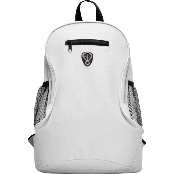Mochila de poliéster Condor 340 g 600D 12 l salida auriculares en blanco de 100% poliéster, 600 D, 340 g/m², vista frontal