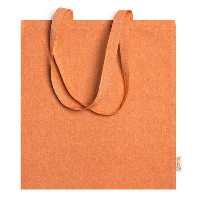 Bolsa de algodón reciclado Rivoli 120 g jaspeada personalizable