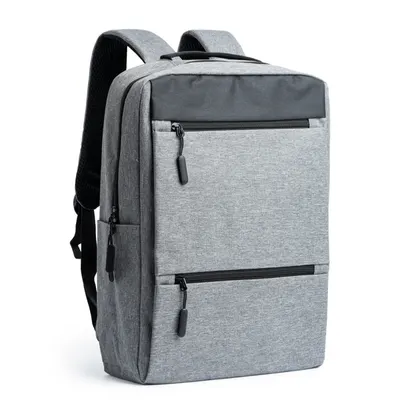 Mochila portátil de poliéster Narvik 300D salida USB personalizable