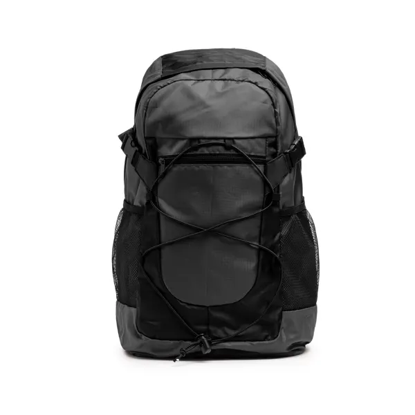 Mochila deportiva Otawa 30 l nylon ripstop en negro de nylon 210D, vista frontal