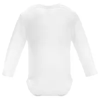 Body bebé de algodón Honey 175 g manga larga de 96% algodón peinado / 4% elastano, punto, detalle 1