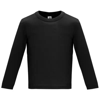 Camiseta bebé de algodón peinado 160 g manga larga personalizable