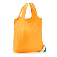 Bolsa plegable de poliéster Focha 190T con cordón 190 g de poliéster 190T, vista lateral