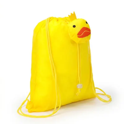 Mochila de cuerdas plegable poliéster Elanio 190 g infantil personalizable
