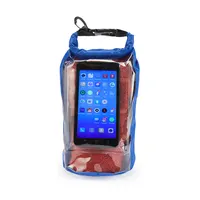 Bolsa estanca Aleta 3 l con ventana para móvil de resistente ripstop, vista frontal