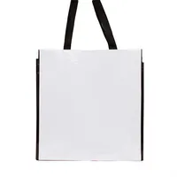 Bolsa laminada brillante Coast 120 g asas de nylon de polipropileno laminado, vista lateral